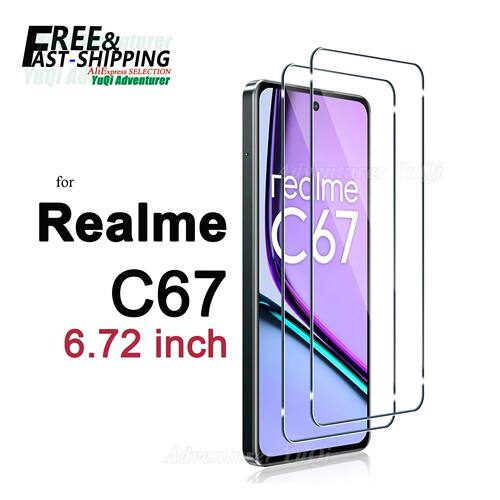 Screen Protector For Realme C67 4G 5G 6.72 inch Tempered Gla