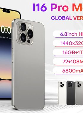 2026 New i16 Pro Max 6.8 inch HD 4K Android 14 16GB+1TB 6800