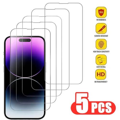 Tempered Glass for iPhone 14 Pro 15 16 17 13 12 11 pro max s