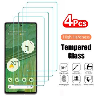 4PCS Tempered Glass for Google Pixel 9 10 8 Pro 9A 8A 7 7A 6