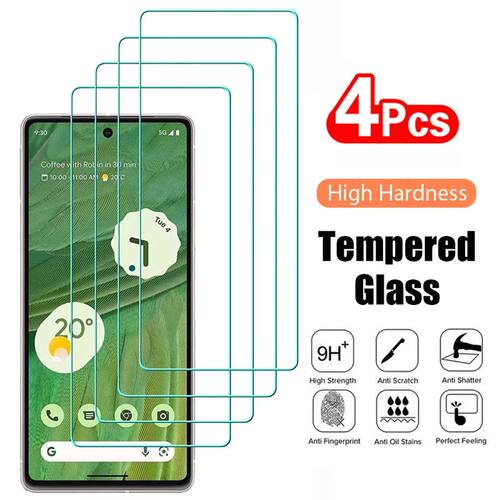 4PCS Tempered Glass for Google Pixel 9 10 8 Pro 9A 8A 7 7A 6