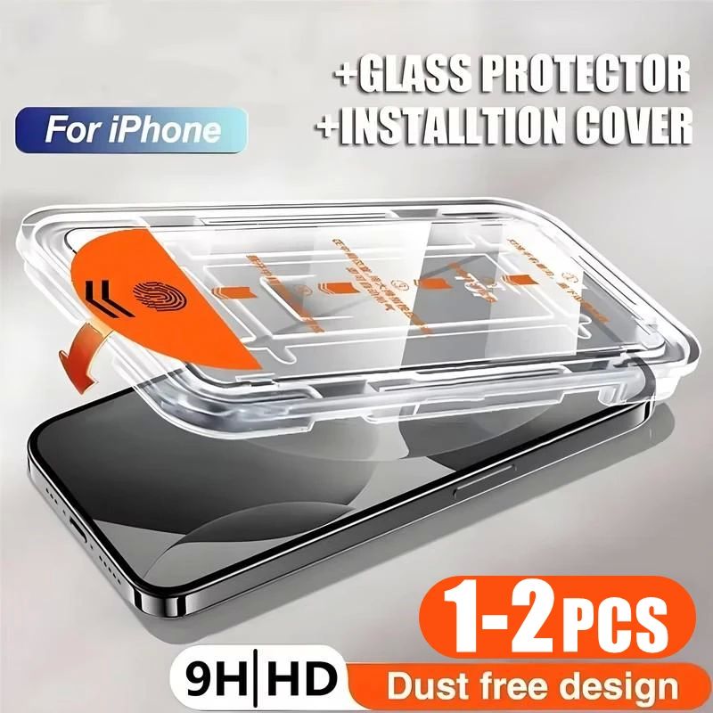 1-2Pcs High Definition Screen Protector  for IPhone 16 15 14