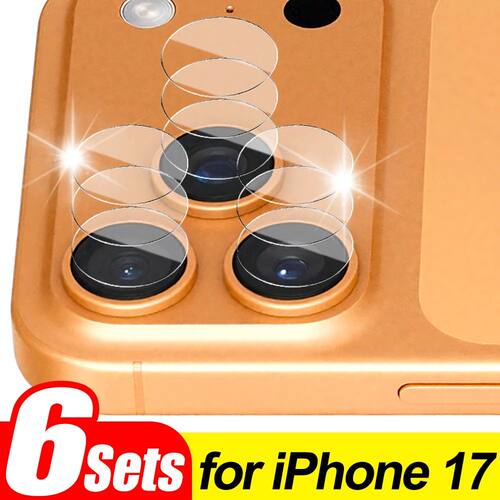 HD Clear Tempered Glass Camera Protectors for IPhone 17 ProM