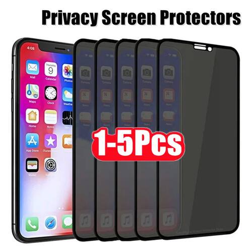 1-5Pcs Privacy Screen Protector for IPhone 12 13 Pro Max Min