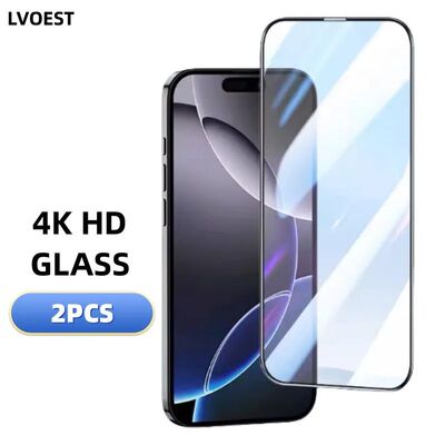 2PCS Screen Protector For iphone 17 16 15 14 13 12 11 Pro Ma