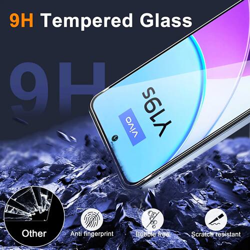 Screen Protector For VIVO Y19s Tempered Glass HD Crystal Hig