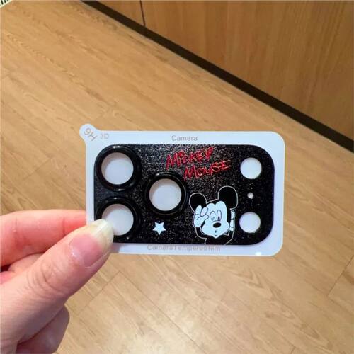 Cute Cartoon Disney Camera Lens Glass for iPhone  18 17 Pro 17 16 15 14 Pro Max Plus Tempered Glass