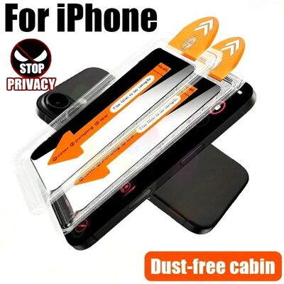 2Pcs Privacy Full Screen Protector For iPhone 17 16 15 14 Pr