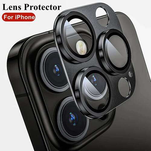 Metal Armor Camera Lens Protector For iPhone 16 Pro 17 13 11