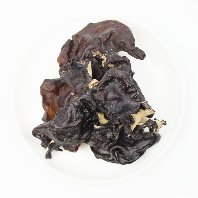 毛木耳地耳脆干黑木耳白背大木耳干货500g 散装云南特产