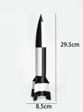 【V2导弹】世界第一款弹道导弹德国v2导弹模型摆件