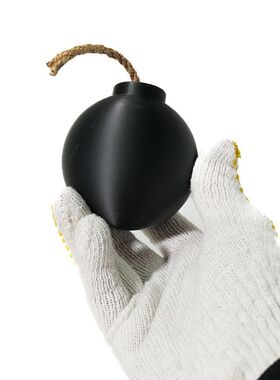 【老炸弹】3D打印老炸弹储物盒 传统炸弹恶搞炸弹