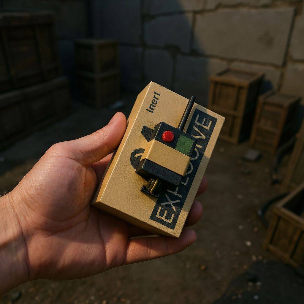 【C4炸弹模型】cs游戏c4炸弹仿