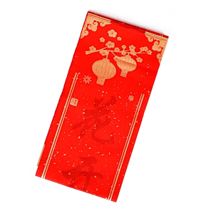 新年原创新款描红对联纸自写套装临摹春联纸手写diy福字斗方春联红纸春节初学者儿童书法对联字帖专用行楷书