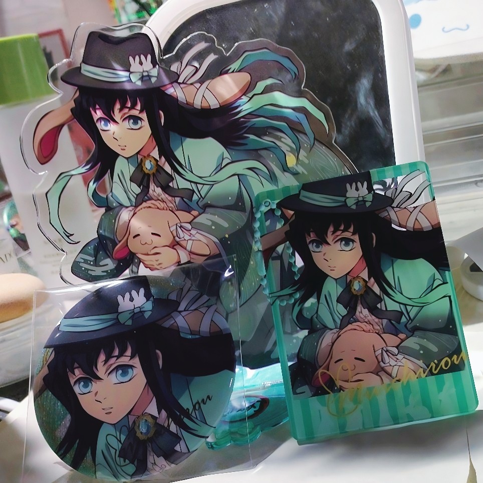 鬼灭之刃兔年套装16cm大立牌透卡徽章甘露寺无一郎二次元痛包礼物,模玩/动漫/周边/娃圈三坑/桌游,动漫徽章/立牌,淘宝优惠券,粉丝福利购,淘宝优惠卷