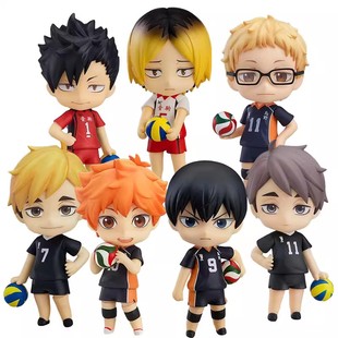 Q版粘土人排球少年手办模型 日向翔阳孤爪研磨影山飞雄月岛萤摆件