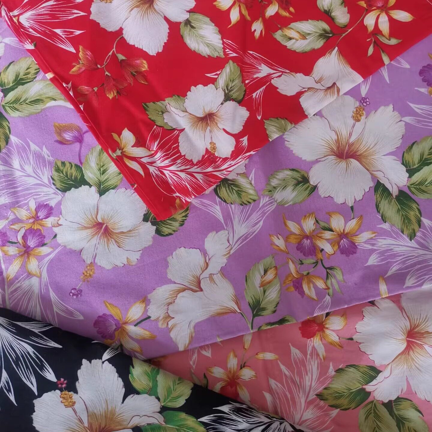 台湾传统客家花布油桐花手工diy