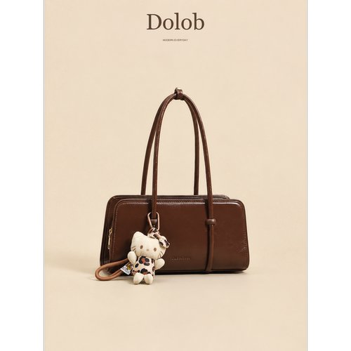 Dolob2026春夏新款高级质感复古单肩腋下女包士百搭通勤手拎包