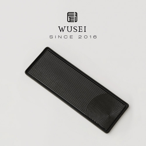 闻说WUSEI黑砂日式枯山水干泡盘
