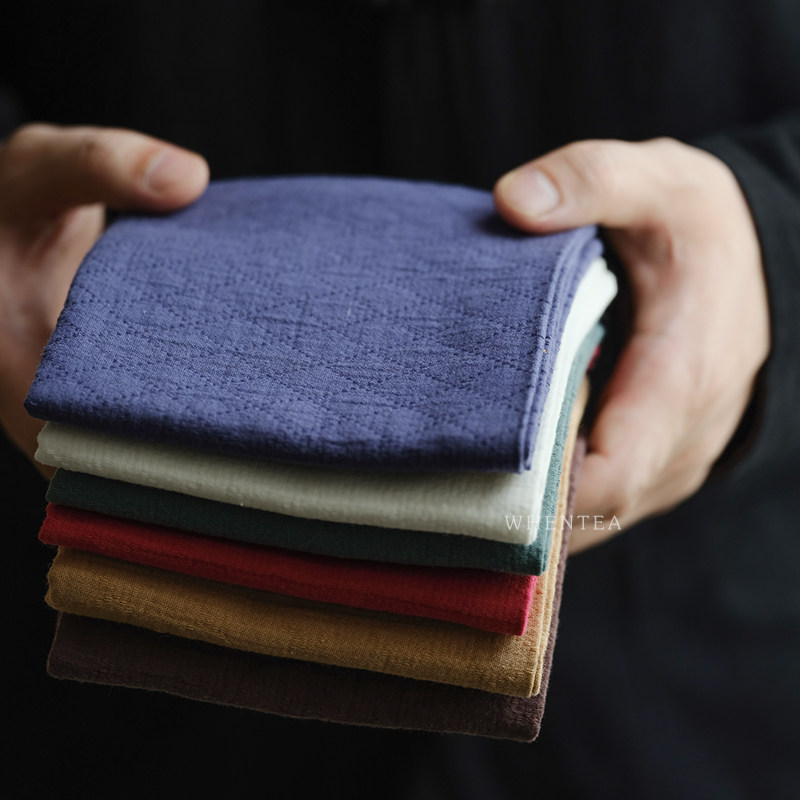 闻说|日式复古小菱格洁方茶巾 手工简约素雅 茶道配零,餐饮具,茶巾,淘宝优惠券,粉丝福利购,淘宝优惠卷