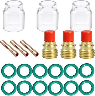 21 件 #12 玻璃杯套件 Stubby Collets 身体燃气镜头