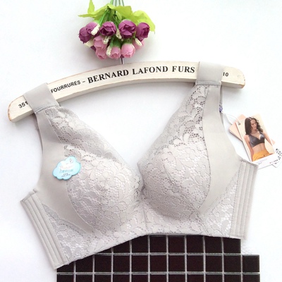 背心无钢圈中厚聚拢文胸内衣