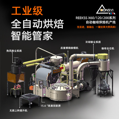 REEKSSX120kg大型咖啡烘焙机器