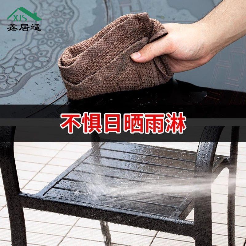 户外铸铝烧烤桌椅家用室外木炭烧烤架花园烤肉桌子商用院子碳烤炉