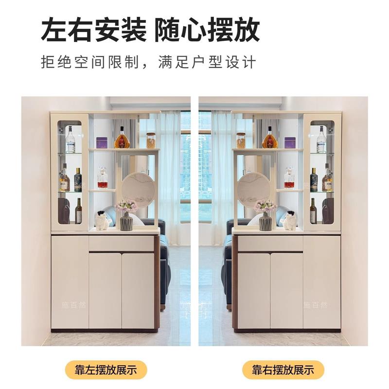 隔断柜客厅双面玄关柜鞋柜一体现代入户屏风酒柜门厅间厅柜