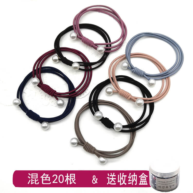 韩版扎马尾百搭淑女风发绳橡皮筋
