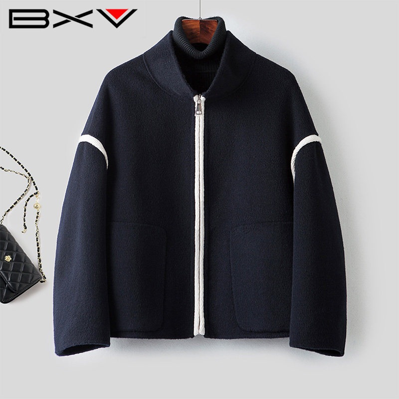 BXV休闲搭大衣短款学院风