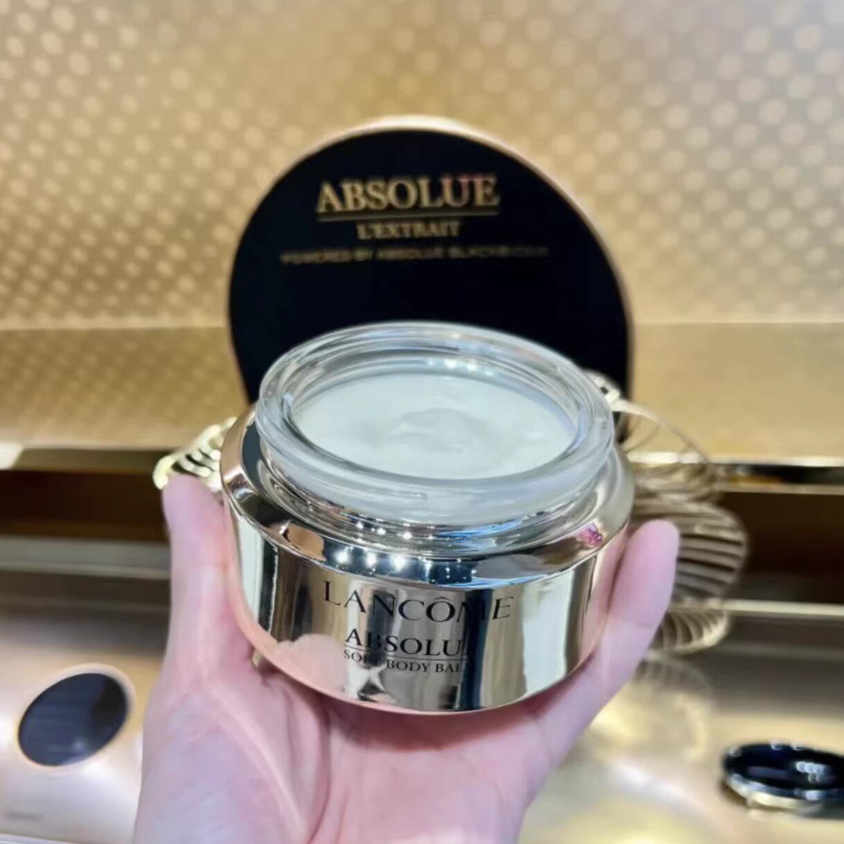保税区 新版Lancome兰蔻 菁纯柔润身体乳霜190ml波色因玫瑰精粹