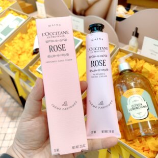 保税直发 新版欧舒丹玫瑰之心护手霜30/75ml沐浴露身体乳花香滋润