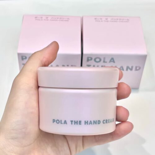 保税区 升级新版 日本POLA纯美护手霜100g抗糖化保湿滋润樱花粉