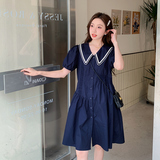 现货学院风娃娃领连衣裙297-216-P115-K168，女装连衣裙，艾艾淮淮