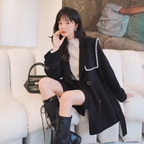 现货三色重磅主推现货刺绣小个子尼大衣297-7802-P165-K248，女装毛呢外套，艾艾淮淮