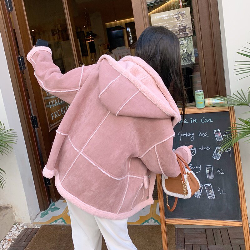 现货皮毛一体加绒加厚297-8111-P175-K258,女装棉衣/棉服,艾艾淮淮