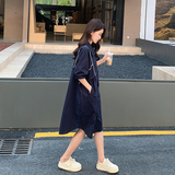 现货新款夏季宽松显瘦气质连衣裙297-209-P115-K168，女装连衣裙，艾艾淮淮