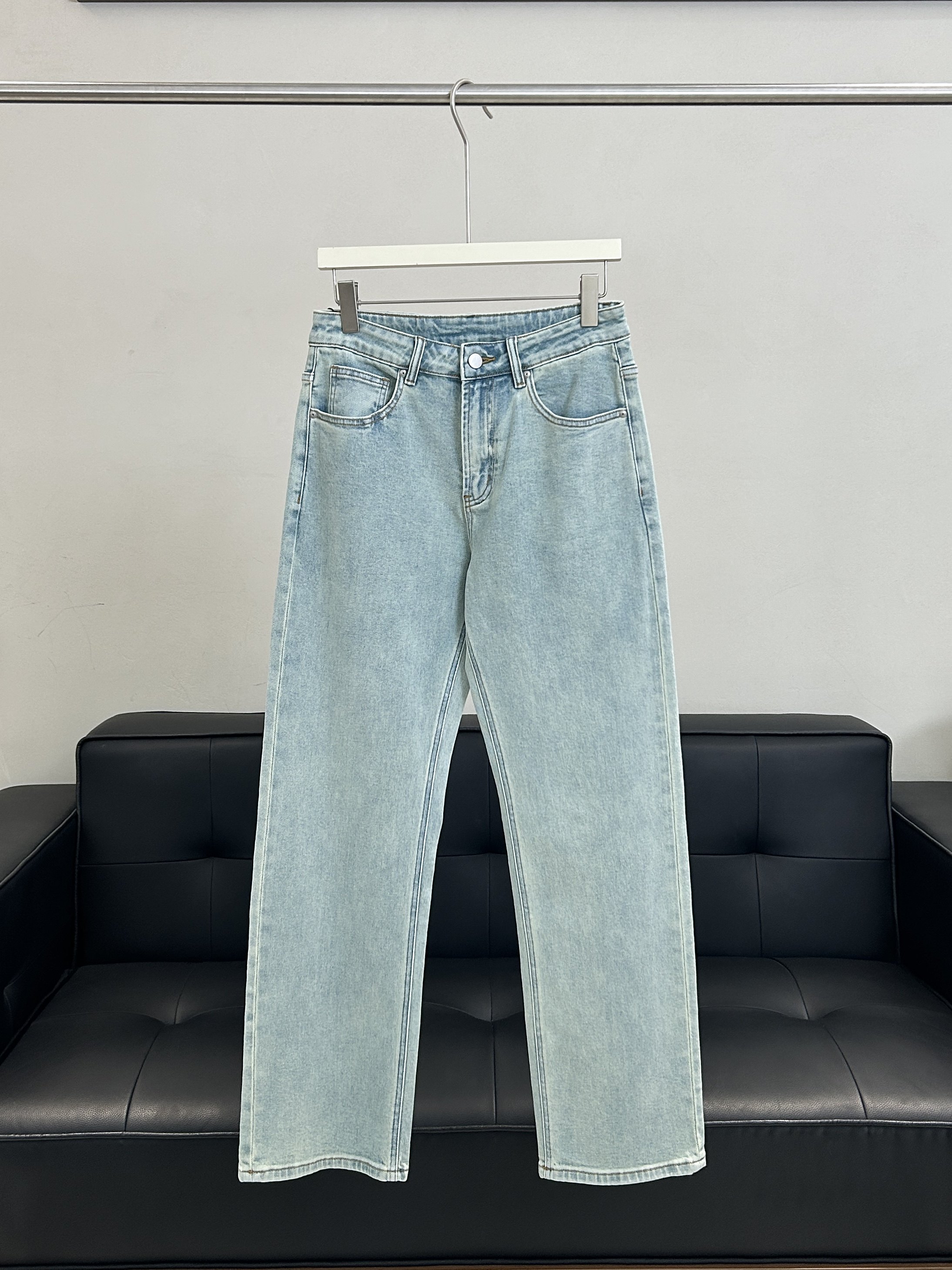 众库春季美式怀旧复古浅色水洗牛仔裤男潮牌宽松合体直筒痞帅长裤,男装,牛仔裤,淘宝优惠券,粉丝福利购,淘宝优惠卷