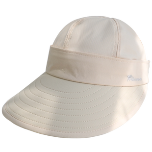 遮阳帽子女夏天骑车不翻防紫外线运动大沿太阳帽空顶防晒鸭舌沙滩