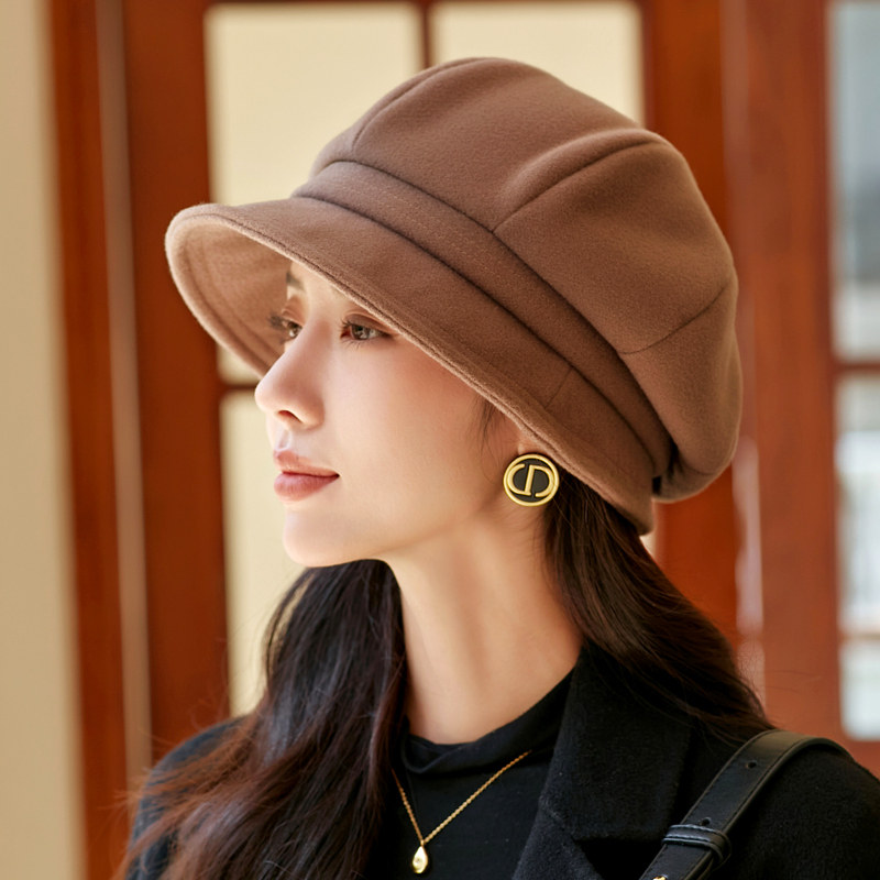 韩版渔夫帽子女秋冬季保暖优雅时尚百搭英伦贝雷帽气质显脸小盆帽,服饰配件/皮带/帽子/围巾,帽子,淘宝优惠券,粉丝福利购,淘宝优惠卷