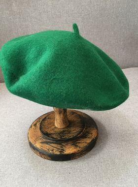 新款高品质春夏女式时尚可爱百搭透气麻紫色遮阳贝雷帽蓓蕾帽