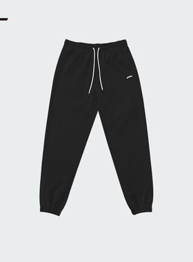 BOUNCE运动休闲束脚长裤透松慢跑裤子男收口基础涤纶卫裤拉链口袋