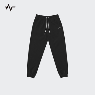 子男收口基础涤纶卫裤 拉链口袋 透松慢跑裤 BOUNCE运动休闲束脚长裤