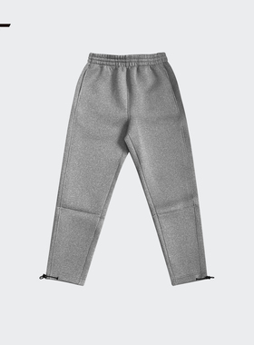 BOUNCE官方春季新款太空棉长裤防风运动训练裤弹力收口束脚裤男子