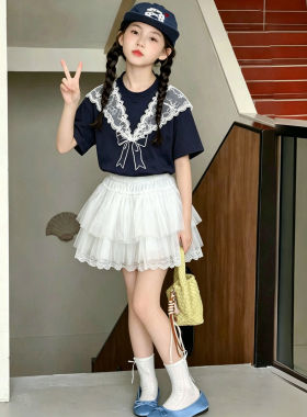 壹妈女童2026新款夏套装