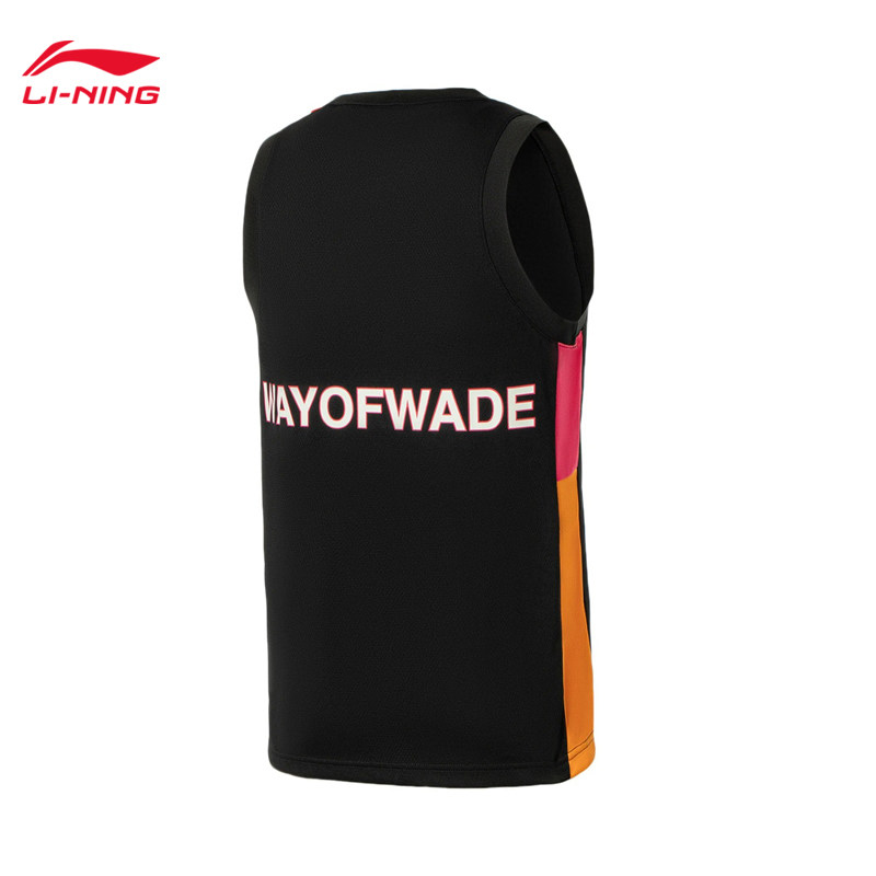 LI NING 농구 저지 WADES WAY 남자 저지 게임 탑 빠른 건조 민소매 조끼 스포츠웨어 AAYS041