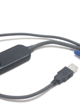 联想IBM原装 KVM连接线 USB转双网口 PLX1-3507 520-693-502