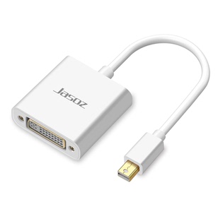 捷森 minidp转dvi线迷你Displayport转dvi线雷电小DP转DVI转换器