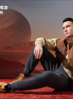 圣雅美男女冬款防风裤羊绒沸腾保暖裤70253  80254